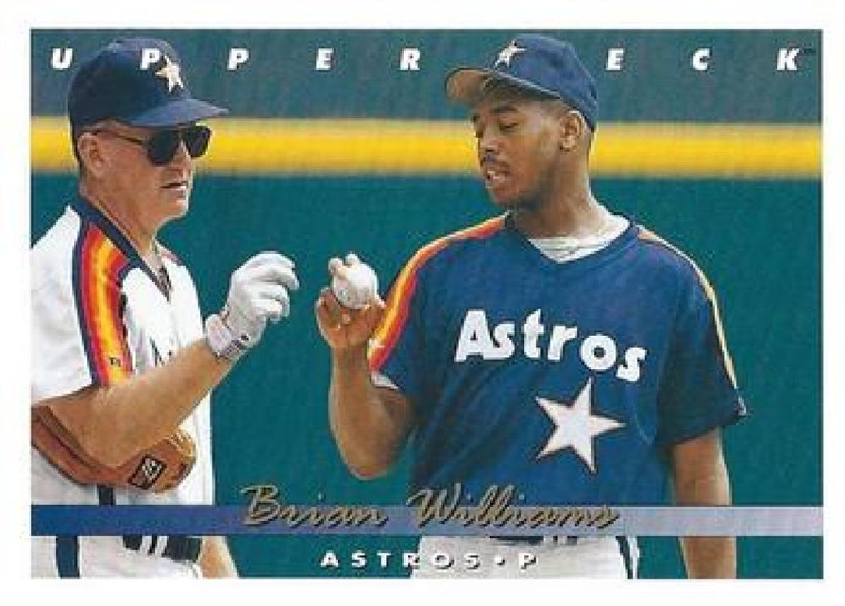 1993 Upper Deck #286 Brian Williams VG Houston Astros 