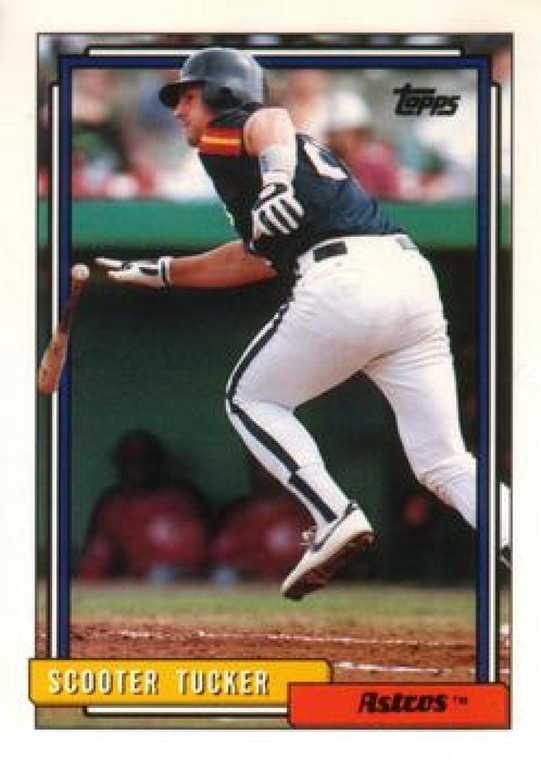 1992 Topps Traded #120T Scooter Tucker VG Houston Astros 