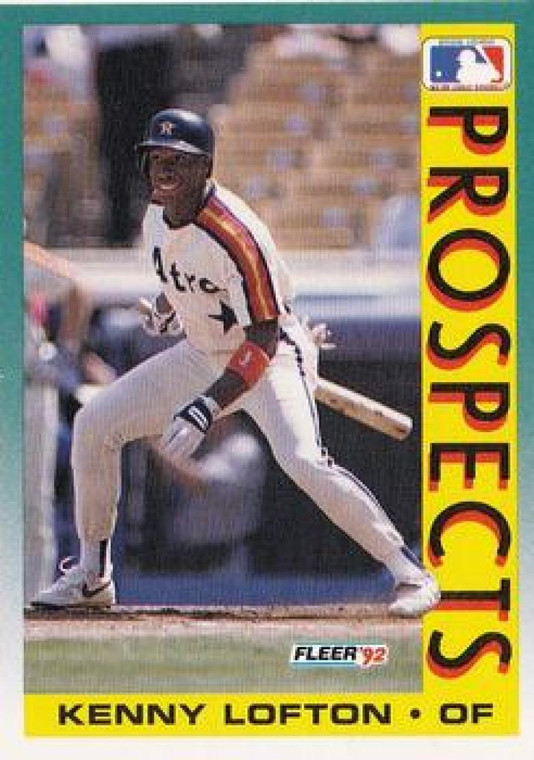 1992 Fleer #655 Kenny Lofton VG Houston Astros 