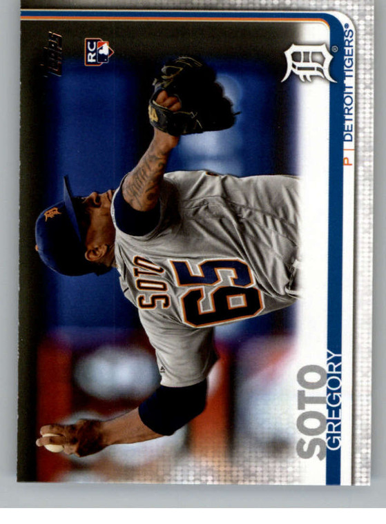 2019 Topps Update #US94 Gregory Soto NM-MT RC Rookie Detroit Tigers 