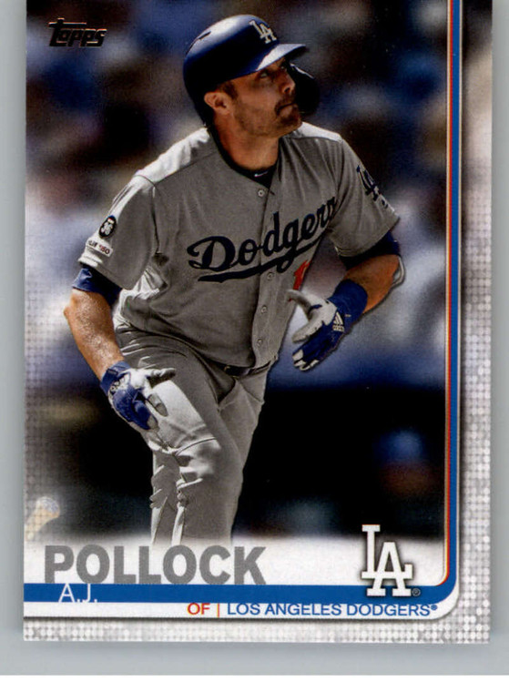 2019 Topps Update #US70 A.J. Pollock NM-MT Los Angeles Dodgers 