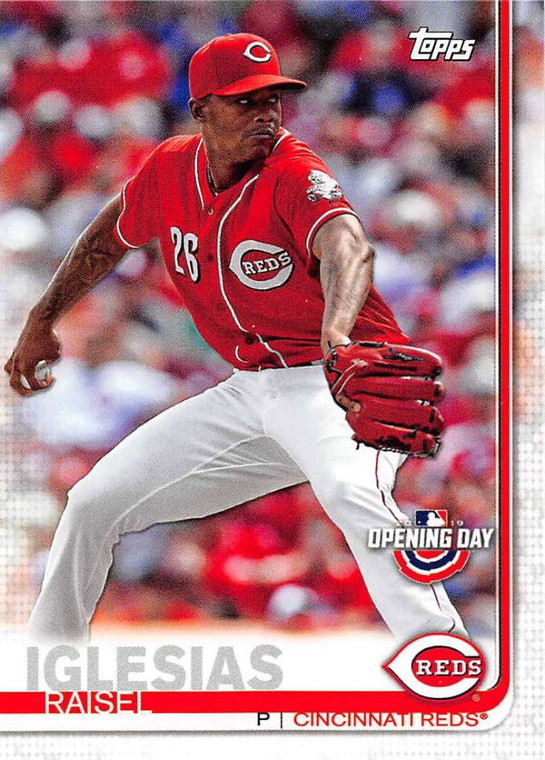 2019 Topps Opening Day #27 Raisel Iglesias NM-MT Cincinnati Reds 