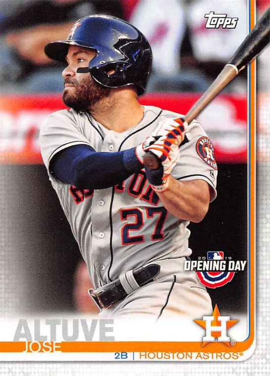 SOLD 78464 2019 Topps Opening Day #41 Jose Altuve NM-MT Houston Astros 