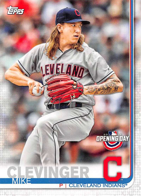 2019 Topps Opening Day #50 Mike Clevinger NM-MT Cleveland Indians 