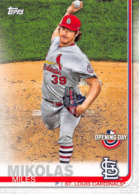 2019 Topps Opening Day #190 Miles Mikolas NM-MT St. Louis Cardinals 