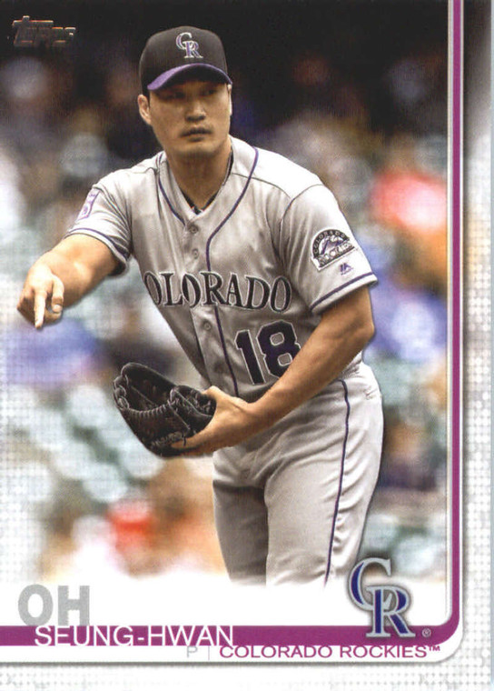 2019 Topps #538 Seung-Hwan Oh NM-MT Colorado Rockies 
