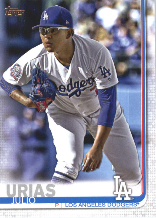 SOLD 77942 2019 Topps #519 Julio Urias NM-MT Los Angeles Dodgers 