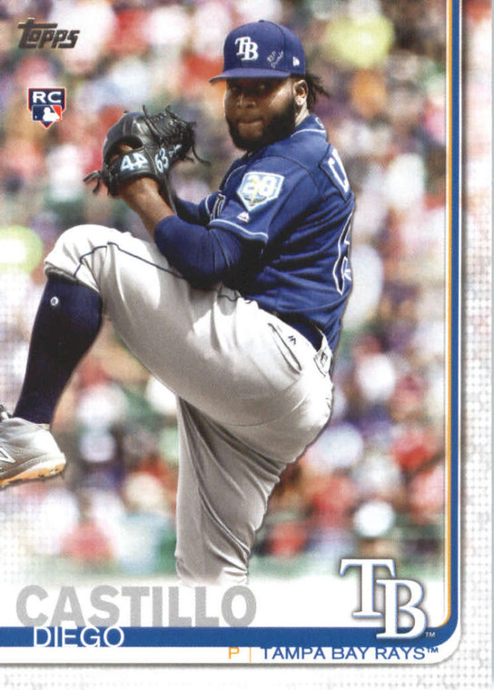 2019 Topps #650 Diego Castillo NM-MT RC Rookie Tampa Bay Rays 