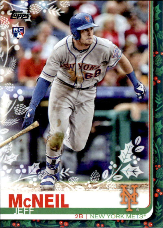 2019 Topps Holiday #HW86 Jeff McNeil NM-MT  RC Rookie New York Mets 