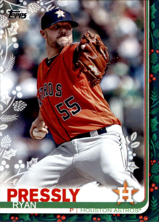 2019 Topps Holiday #HW11 Ryan Pressly NM-MT  Houston Astros 