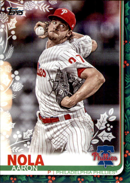 2019 Topps Holiday #HW152 Aaron Nola NM-MT  Philadelphia Phillies 