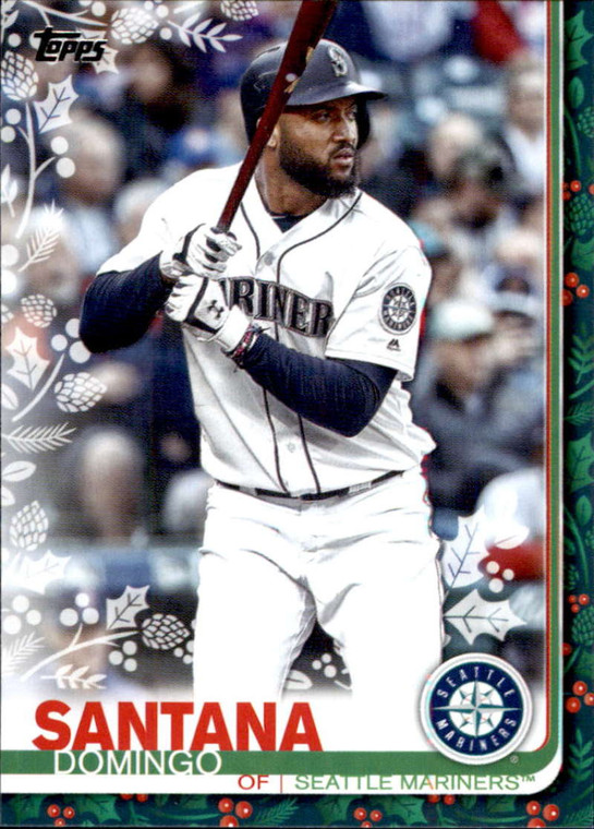 2019 Topps Holiday #HW48 Domingo Santana NM-MT  Seattle Mariners 