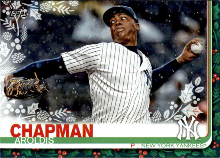 2019 Topps Holiday #HW161 Aroldis Chapman NM-MT  New York Yankees 