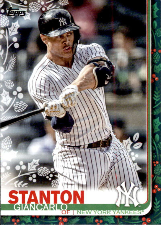 2019 Topps Holiday #HW27 Giancarlo Stanton NM-MT  New York Yankees 