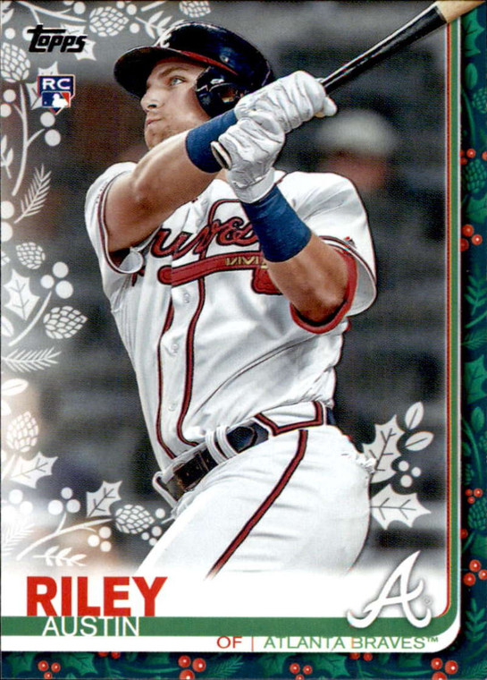 2019 Topps Holiday #HW76 Austin Riley NM-MT  RC Rookie Atlanta Braves 