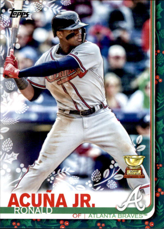 SOLD 78708 2019 Topps Holiday #HW85 Ronald Acuna Jr. NM-MT  Atlanta Braves 
