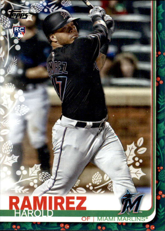 2019 Topps Holiday #HW20 Harold Ramirez NM-MT  RC Rookie Miami Marlins 