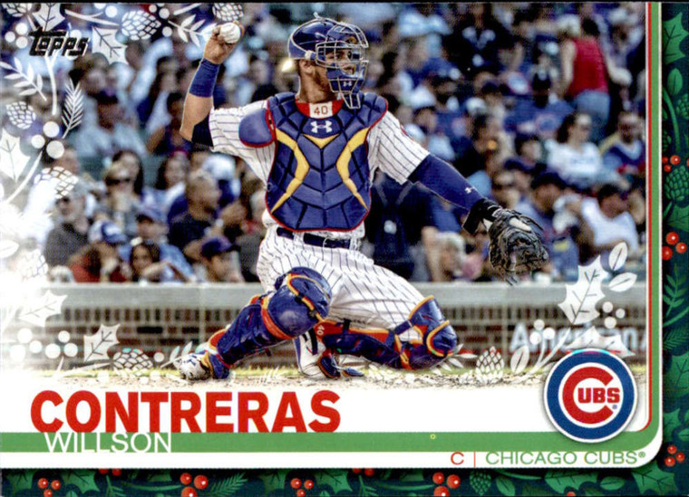 2019 Topps Holiday #HW64 Willson Contreras NM-MT  Chicago Cubs 