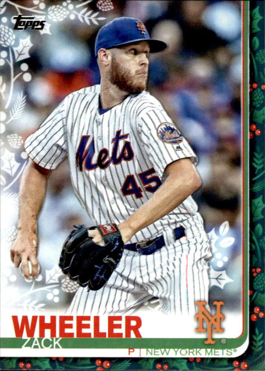 2019 Topps Holiday #HW75 Zack Wheeler NM-MT  New York Mets 