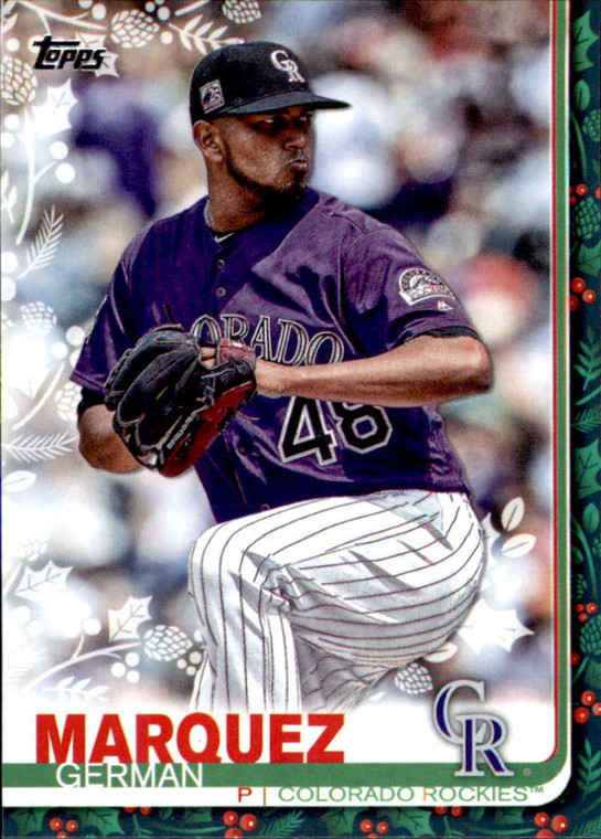 2019 Topps Holiday #HW153 German Marquez NM-MT  Colorado Rockies 