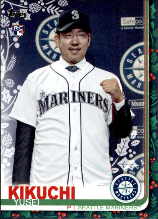 2019 Topps Holiday #HW19 Yusei Kikuchi NM-MT  RC Rookie Seattle Mariners 