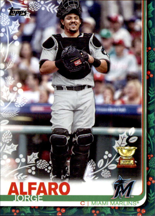 2019 Topps Holiday #HW186 Jorge Alfaro NM-MT  Miami Marlins 