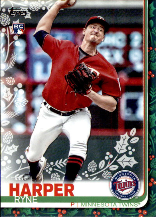 2019 Topps Holiday #HW63 Ryne Harper NM-MT  RC Rookie Minnesota Twins 