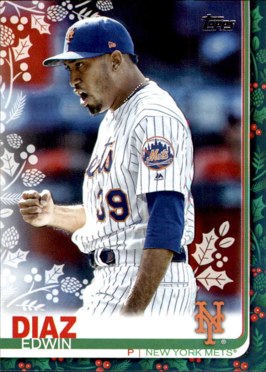 2019 Topps Holiday #HW15 Edwin Diaz NM-MT  New York Mets 