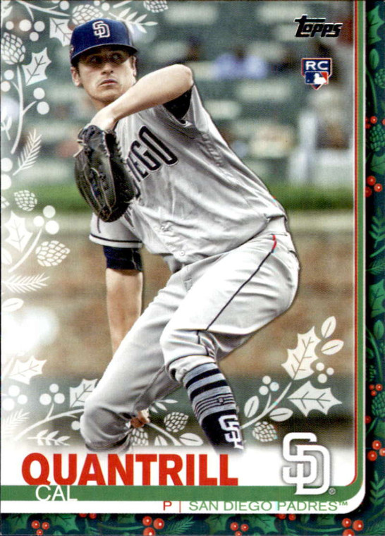 2019 Topps Holiday #HW89 Cal Quantrill NM-MT  RC Rookie San Diego Padres 
