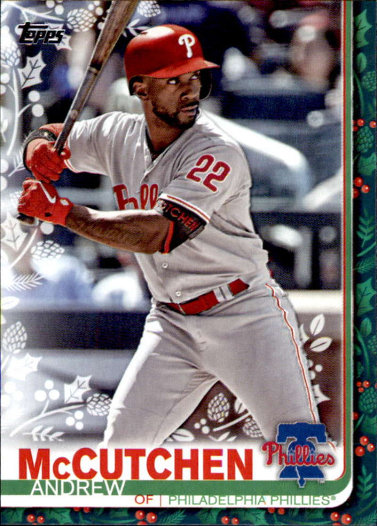2019 Topps Holiday #HW106 Andrew McCutchen NM-MT  Philadelphia Phillies 