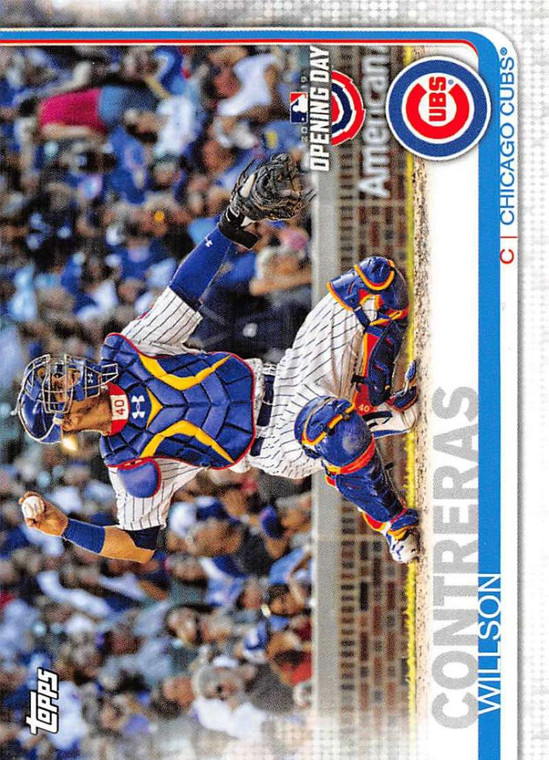 2019 Topps Opening Day #49 Willson Contreras NM-MT Chicago Cubs 