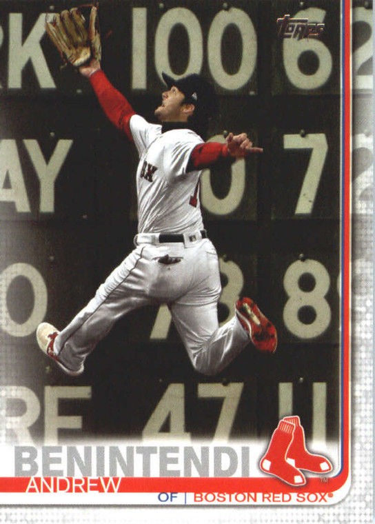 2019 Topps #579 Andrew Benintendi NM-MT Boston Red Sox 