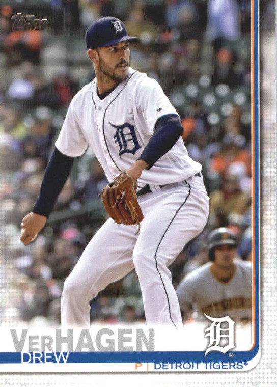 2019 Topps #586 Drew VerHagen NM-MT Detroit Tigers 
