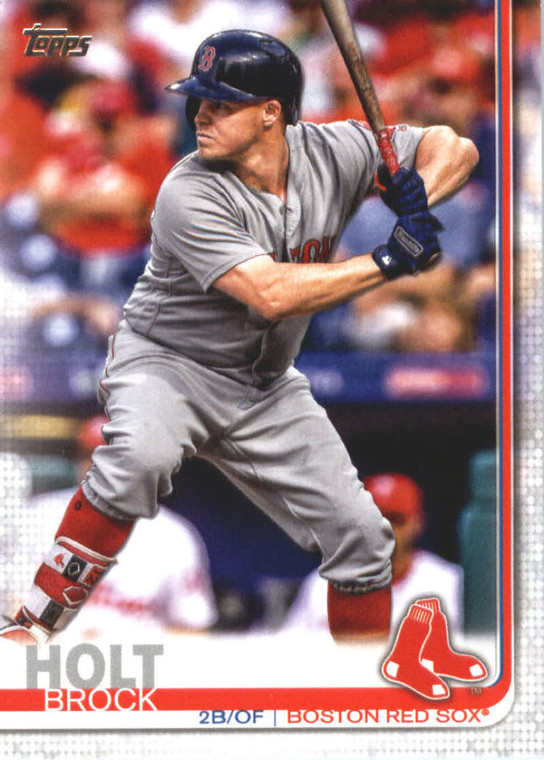 SOLD 77969 2019 Topps #546 Brock Holt NM-MT Boston Red Sox 
