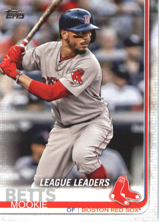 SOLD 77735 2019 Topps #312 Mookie Betts NM-MT Boston Red Sox 