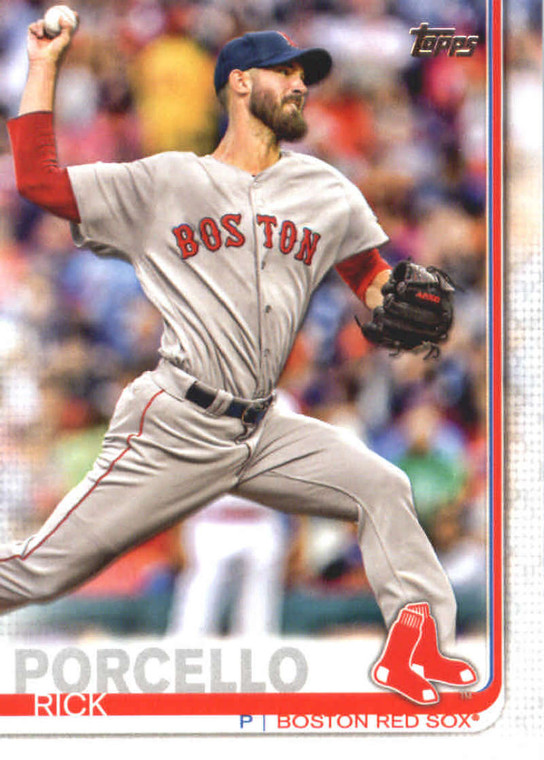 2019 Topps #54 Rick Porcello NM-MT Boston Red Sox 