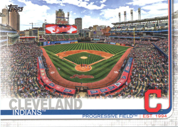 2019 Topps #495 Progressive Field NM-MT Cleveland Indians 