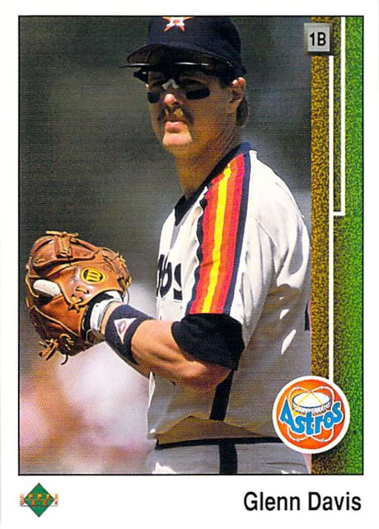 1989 Upper Deck #443 Glenn Davis VG Houston Astros 