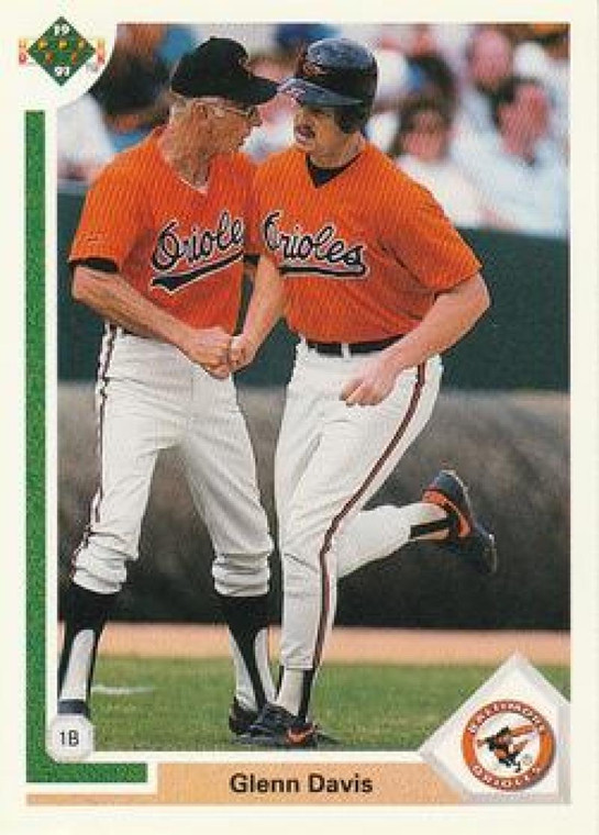 1991 Upper Deck #757 Glenn Davis VG Baltimore Orioles 