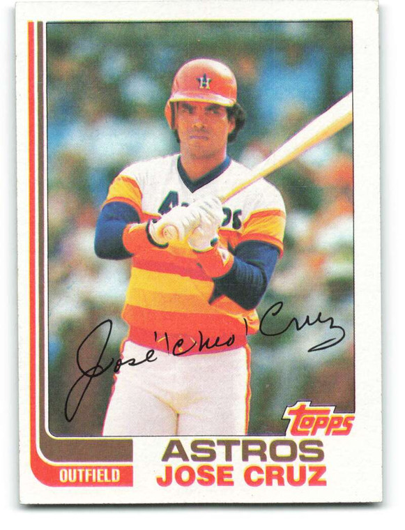 1982 Topps #325 Jose Cruz VG Houston Astros 