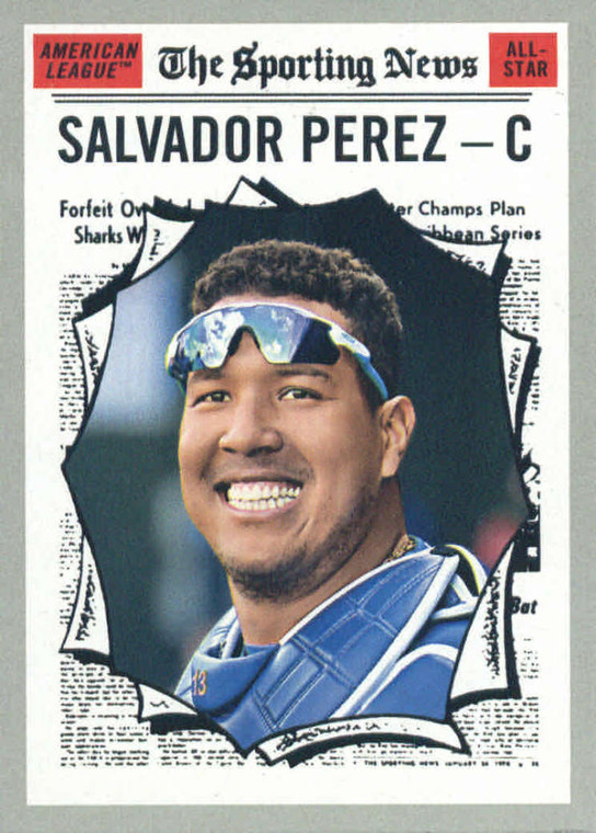 2019 Topps Heritage #351 Salvador Perez NM-MT  Kansas City Royals 