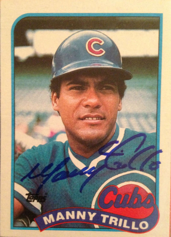 Manny Trillo Autographed 1989 Topps #66