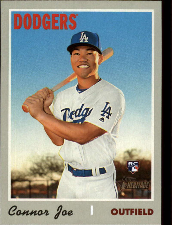 2019 Topps Heritage High Number #602 Connor Joe NM-MT RC Rookie Los Angeles Dodgers 