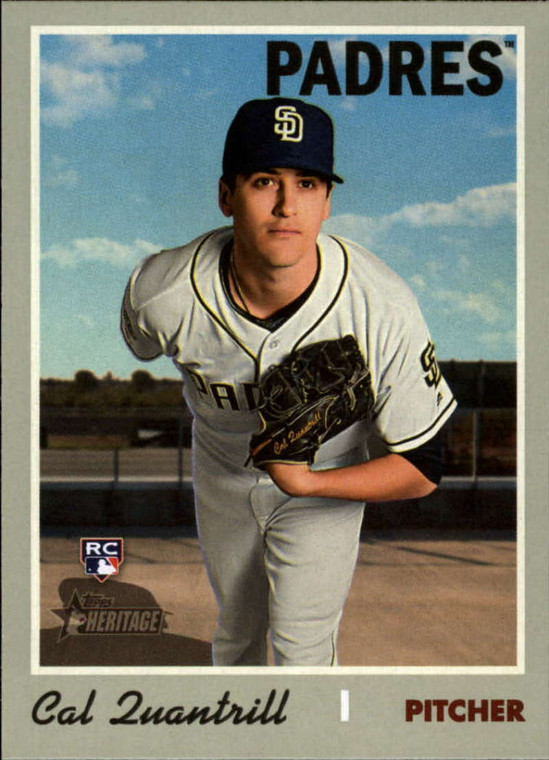 2019 Topps Heritage High Number #613 Cal Quantrill NM-MT RC Rookie San Diego Padres 
