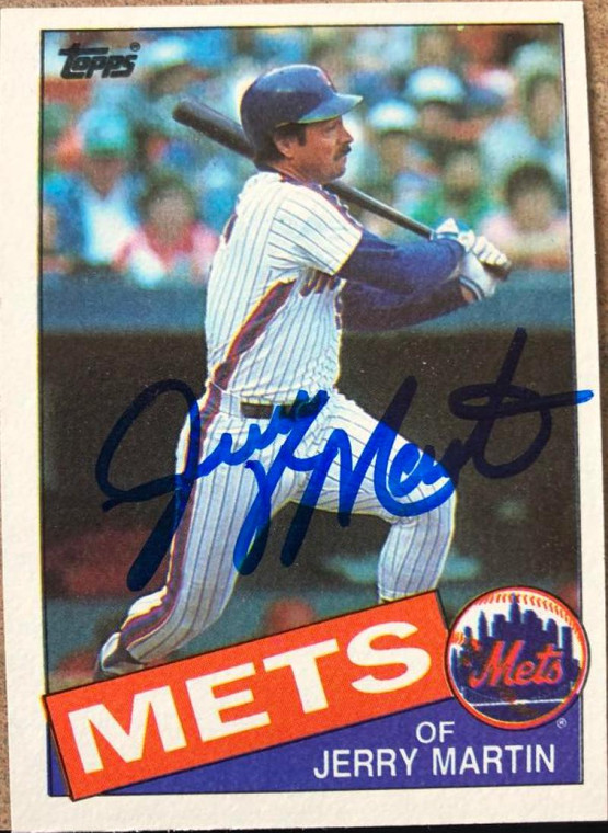 Jerry Martin Autographed 1985 Topps #517