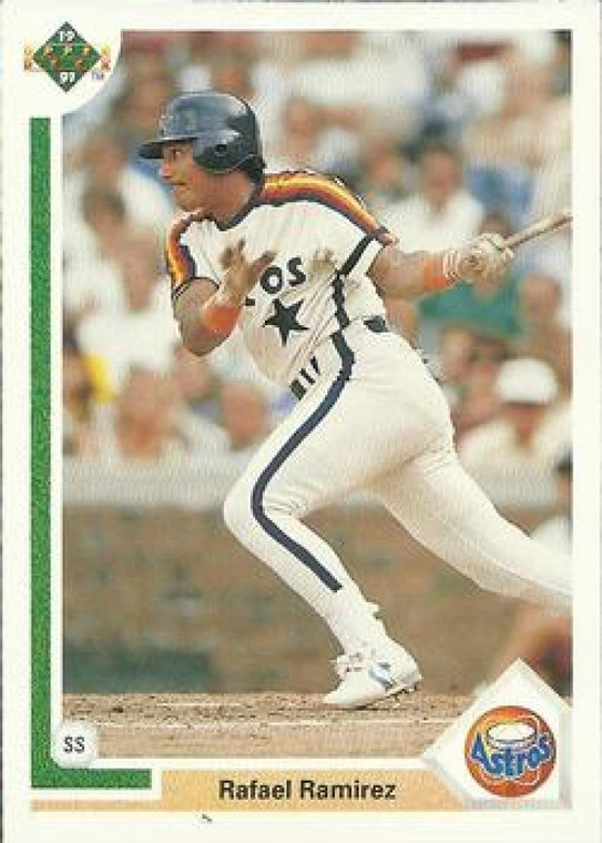 1991 Upper Deck #210 Rafael Ramirez VG Houston Astros 