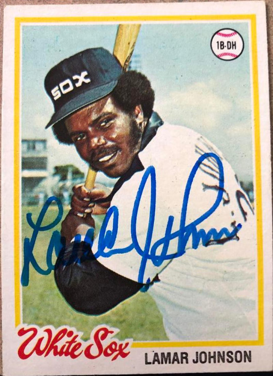 Lamar Johnson Autographed 1978 Topps #693