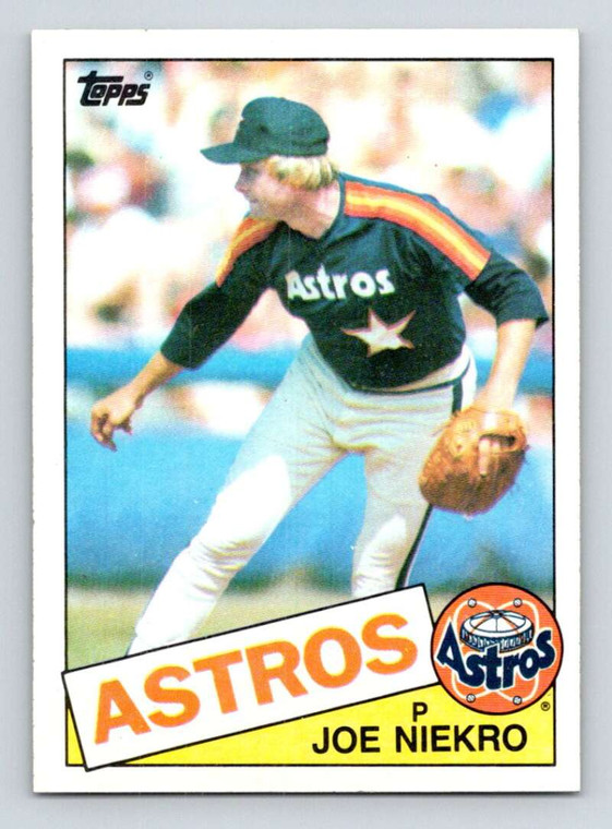 1985 Topps #295 Joe Niekro VG Houston Astros 