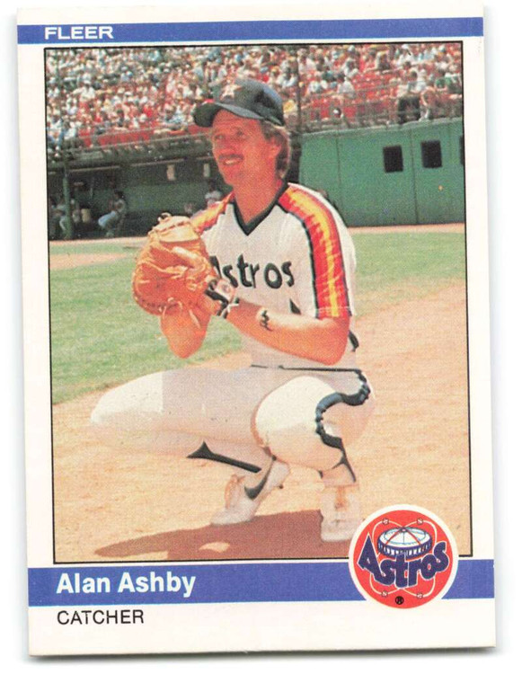 1984 Fleer #220 Alan Ashby VG Houston Astros 