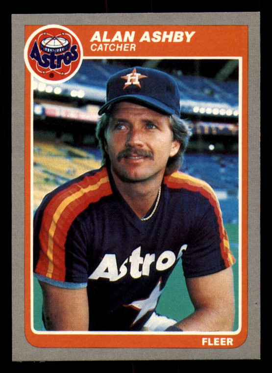 1985 Fleer #343 Alan Ashby VG Houston Astros 
